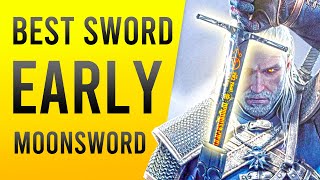 Witcher 3 Best Sword EARLY Location – The MoonBlade Silver Sword Relic Starter Guide [upl. by Reinert639]