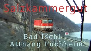 Führerstandsmitfahrt Salzkammergutbahn Bad Ischl  Attnang Puchheim HD Cab Ride ÖBB 1144 [upl. by Syst]