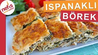 Sodalı Ispanaklı Tepsi Böreği  En pratik ıspanaklı börek yapımı [upl. by Filemon]