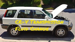 CRV Transmission Fluid Change 19972001 [upl. by Ttcos]