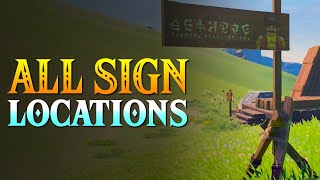 Zelda Tears of the Kingdom  All Addison Sign Locations [upl. by Aden724]