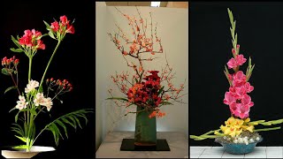 50 Amazing Ikebana japanese floral arrangements  Flower arrangement ideas 2021 [upl. by Llenel]