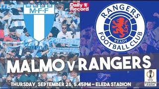 Malmo v Rangers live stream and TV details plus team news for Europa League tie in Sweden [upl. by Dlared]