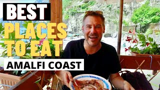 BEST PLACES TO EAT ON THE AMALFI COAST ITALY  Italy Travel Vlog [upl. by Ajiat380]