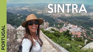 SINTRA Portugal Lovely day trip from Lisbon 😍 vlog 1 [upl. by Tnomed]