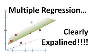 Multiple Regression Clearly Explained [upl. by Nauqyaj239]