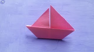 Origami  Barco velero de papel [upl. by Landbert]