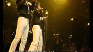 Hee Bee Gee Bees  Meaningless Songs In Very High Voices Live in Swedish TV [upl. by Eillit]