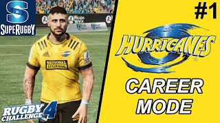 NEW HURRICANES MANAGER RUGBY CHALLENGE 4 Career Mode Episode 1 [upl. by Ennaehr]